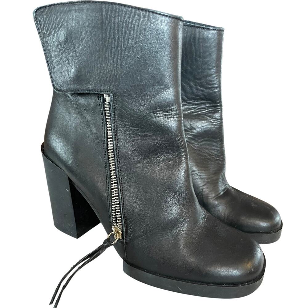 Miista Black Ankle Boots